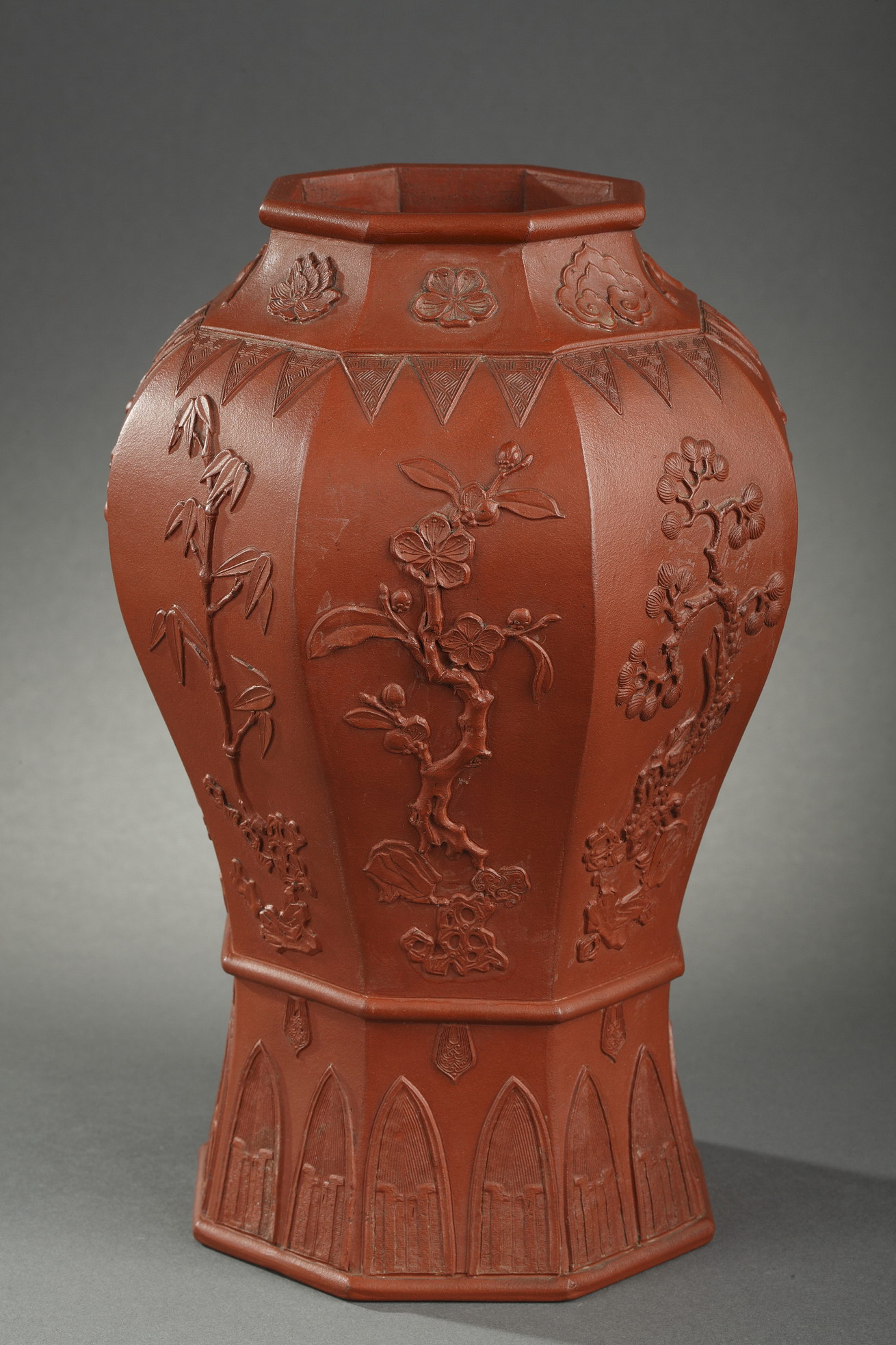 Rare vase Yixing ware